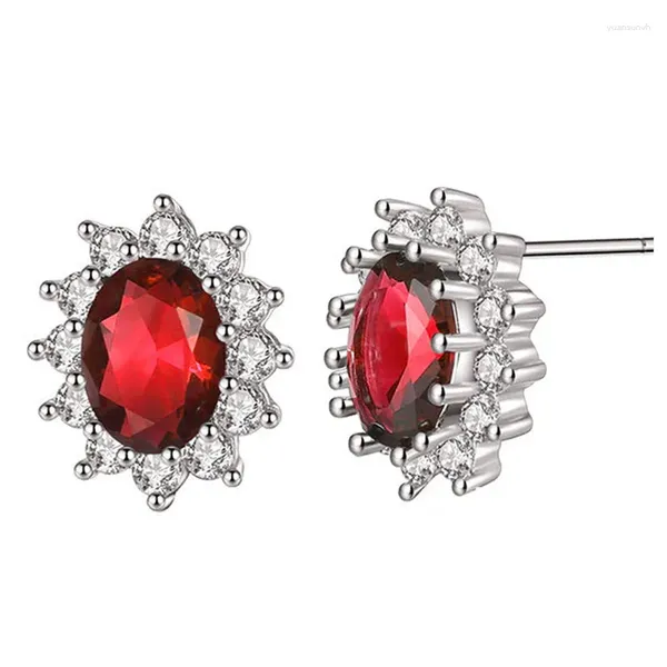 Ohrstecker, modische Sonnenblume, weiblich, CZ-Schmuck, Geschenke für Damen