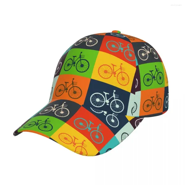 Bola bonés bicicleta estilo retro acessórios de bicicleta homens mulheres chapéu de caminhoneiro boné casual atividades diárias snapback