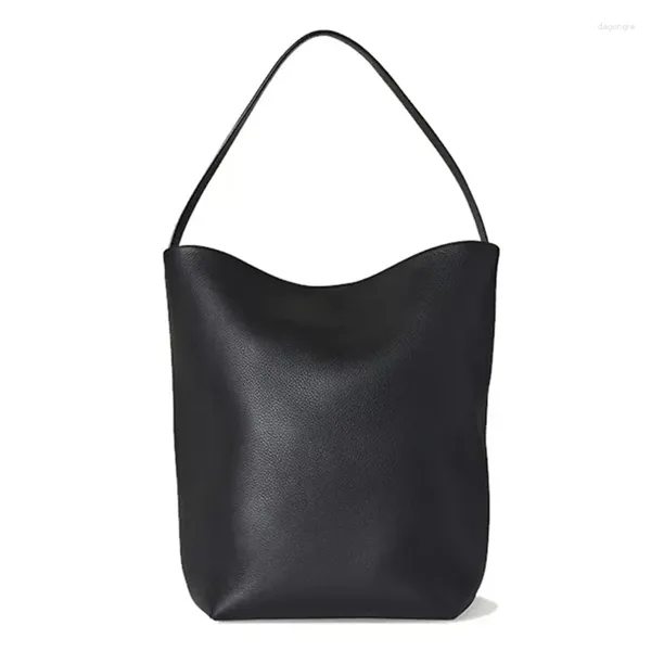 Sacos de noite simples marca genuína camurça balde bolsa de ombro para mulheres grande capacidade portátil hobo bolsa casual designer shopper bolsa