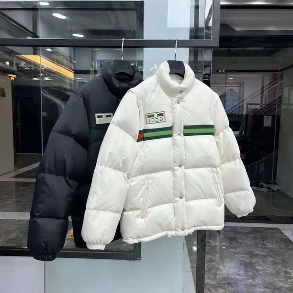 NUOVO Parka Puffer Piumini Parkas Uomo Donna Designer Cappotti Inverno Coppie Felpe Capispalla Piumino d'oca bianco 209