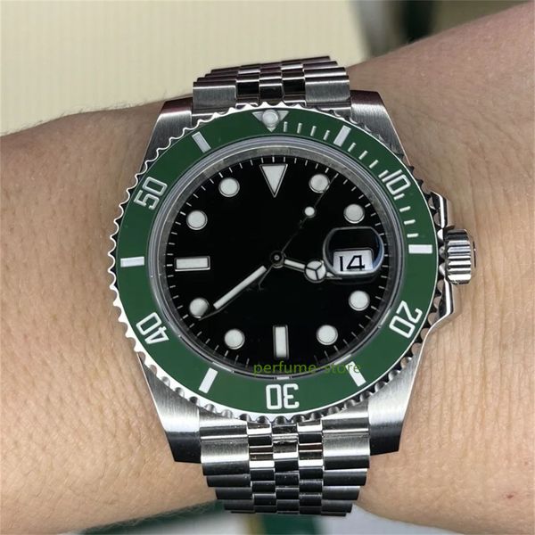 Markenwelt-Luxusuhr Beste Version Uhr 40 mm 116610 Grüne Keramiklünette 4 126610LV Starbucks Jubilee Automatikuhr ETA Cal.3285 2 Jahre Garantie HERRENUHREN