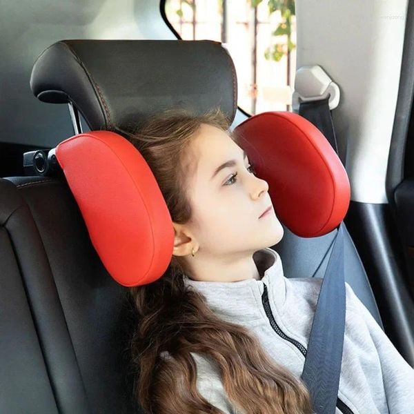 Cuscino per la testa dell'auto regolabile per riporre la cucina Accessori interni creativi Lato per bambini Viaggio per dormire Collo in cotone memory a forma di U