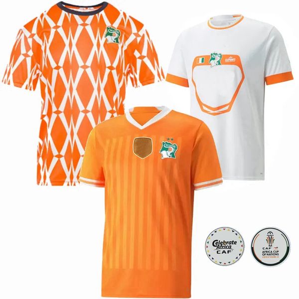 Spielerversion 2023 2024 Cote d'Ivoire Fußballtrikots nationale Elfenbeinküste KESSIE SANGARE KOSSOUNOU KOUAME KONATE HALLER FOFANA NDICKA BAMBA 22 23 24 Fußballtrikot