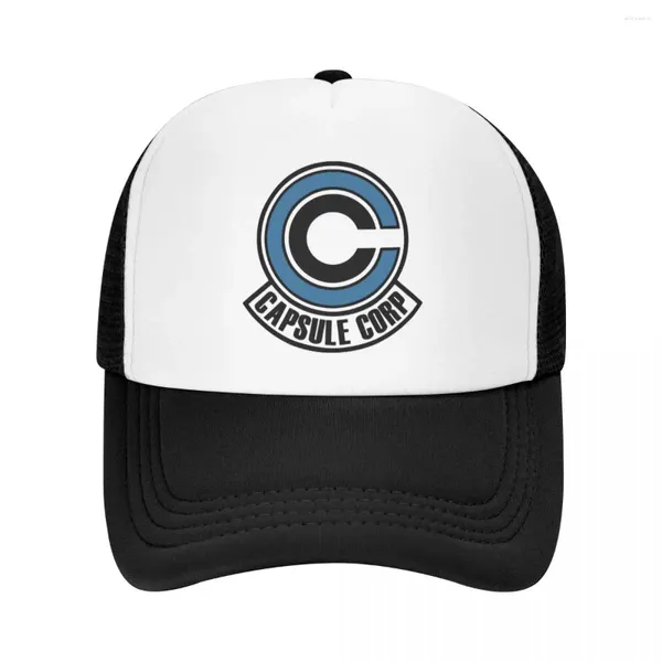 Ballkappen Cool Capsule Corp. Trucker-Mütze für Herren und Damen, individuell verstellbar, Baseballkappe für Erwachsene im Freien
