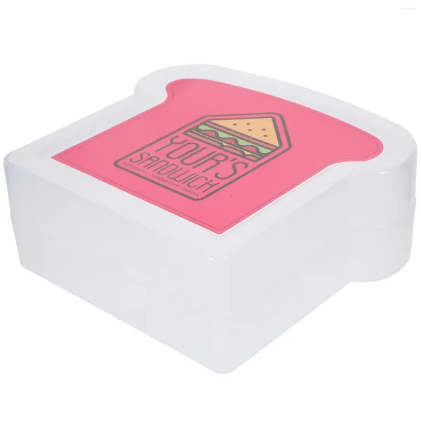 Плиты портативные контейнеры для сэндвич-коробок для тостового хлеба небольшая закуска для обеда на открытом воздухе
