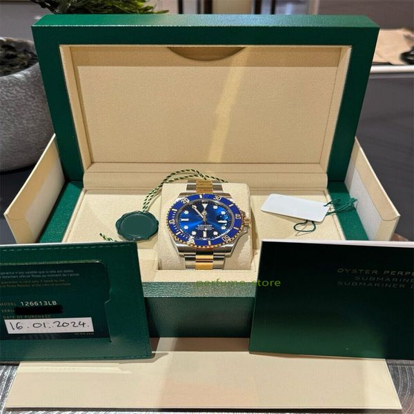 Orologio di lusso mondiale di marca Migliore versione Orologio Bluesy Men Watch 126613LB Nuovissimo automatico ETA Cal.Orologio 3255 garanzia 2 anni OROLOGI DA UOMO