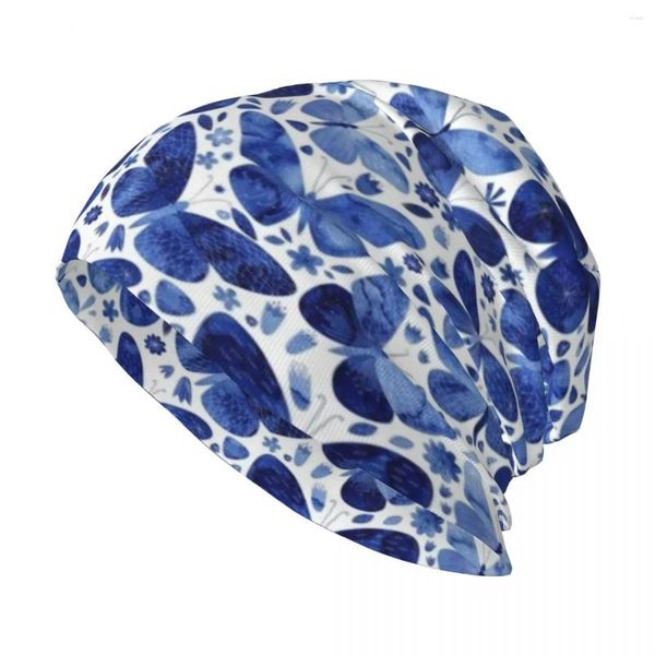 Berretti Blu Farfalle Cappello Lavorato A Maglia Anime Alla Moda |-F-|Berretto da donna da uomo