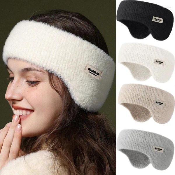 Schals Winter Ohrwärmer Ohrenschützer Stirnband Nette Haarbänder Outdoor Skifahren Sport Dickes Haarband Für Frauen Männer Kopftuch Zubehör