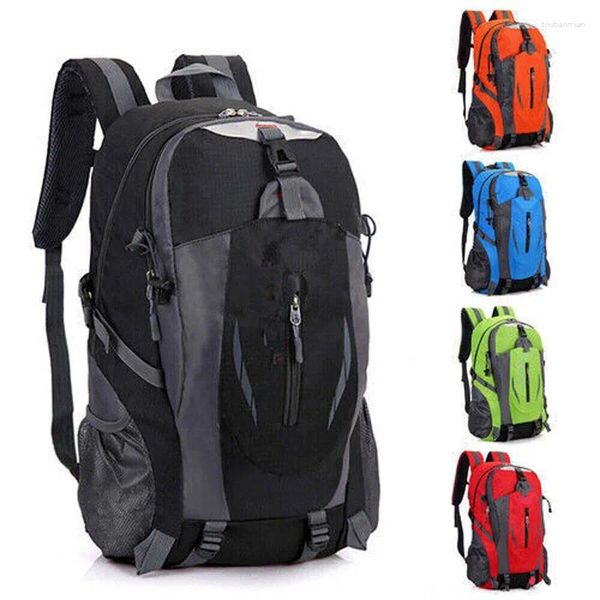 Sacos de armazenamento Grande capacidade Saco de viagem ao ar livre Womens Mens Portátil À Prova D 'Água Notebook Mochila Camping Caminhadas