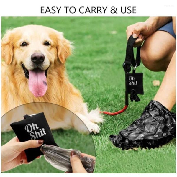 Hundeträger Canvas Haustier Poop Bags Outdoor Pick -up -Abfallbeutel Hängende Katzen und Hunde