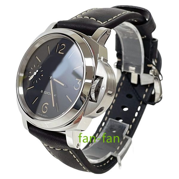 Markenwelt-Luxusuhr Beste Version Uhr Stahl 8 Tage 0915 915 Armbanduhr Brandneue automatische ETA Cal-Uhr 2 Jahre Garantie HERRENUHREN