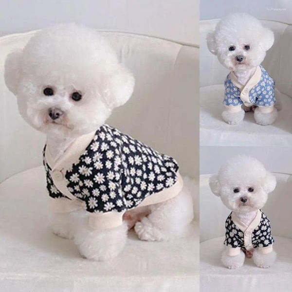 Abbigliamento per cani Elegante cardigan delicato sulla pelle per animali domestici Comodo cappotto per cani alla moda ben cucito