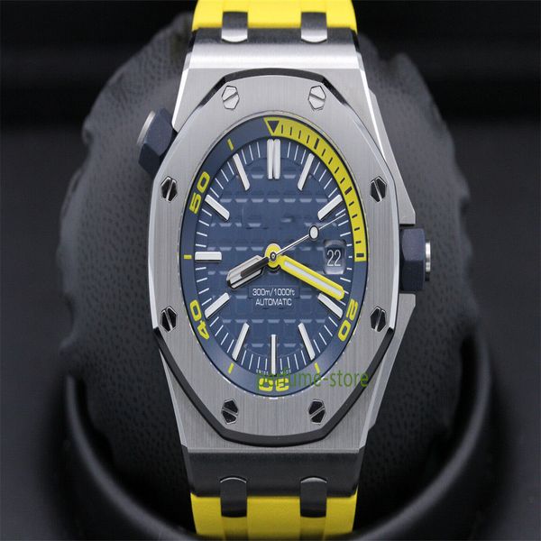 Relógio de luxo mundial da marca Melhor versão Diver Diver Blue Boutique Edition 15710ST.OO.A027CA Relógio automático ETA Cal com 2 anos de garantia RELÓGIOS MENS sem caixa