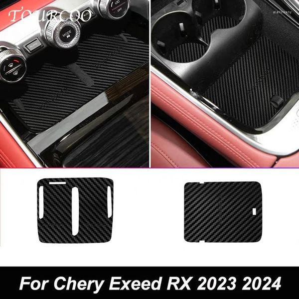 Аксессуары для салона Chery EXEED RX 2024, центральная чашка управления, кожаная защитная накладка, бак для хранения