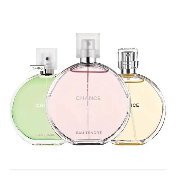 Perfume feminino rosa eau tendre chance feminino gabrielle perfume no.5 ambientador 100ml estilo clássico coco fragrância longa duração bom cheiro