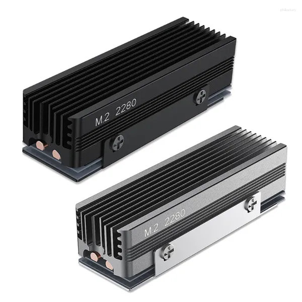 Refedizioni per computer M.2 Distribuzione del calore SSD con guarnizione del radiatore del radiatore a stato solido in silicone a silicone termico per NVME 2280