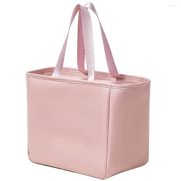 Stoviglie Bento Bag Lunch Borse per bambini Borsa grande per donna Lavoro Foglio di alluminio resistente all'usura Carino