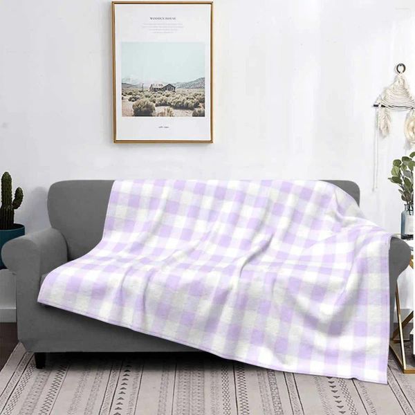 Coperte Viola Percalle Vendita Stampa personalizzata Flanella Coperta morbida Amici Tv Film Vibey Vibes Dicendo Citazione Ispiratrice