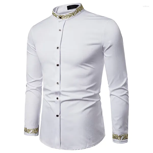 Camicie eleganti da uomo Camicia medievale rinascimentale vittoriana Steampunk gotica dal taglio slim Camicia cosplay Costume di scena Casual Abiti vintage Moda