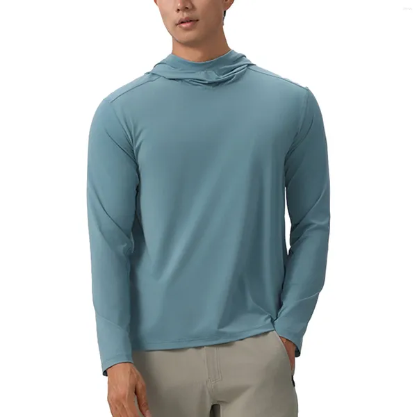 Calças masculinas Primavera Verão Alta Stretch Com Capuz Secagem Rápida Respirável Calças Suor Camisetas Para Homens Moda Spandex