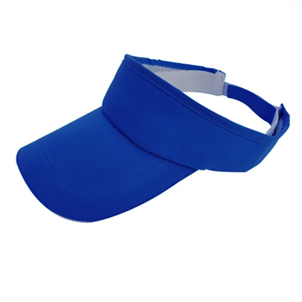 Berretti Sportivi Cappelli con visiera parasole Cappellini da baseball in cotone con parte superiore vuota regolabile traspirante per viaggi Escursionismo Sport all'aria aperta