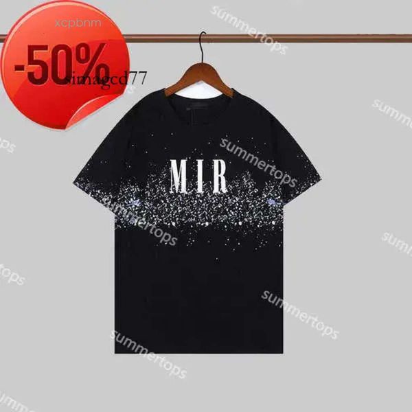 AM Amirlies Amrilied Miris Amr Amiiri Amari Designer masculino camisetas Starry Starry Starshed Design de casais camisetas de manga curta Hip Hop 7594