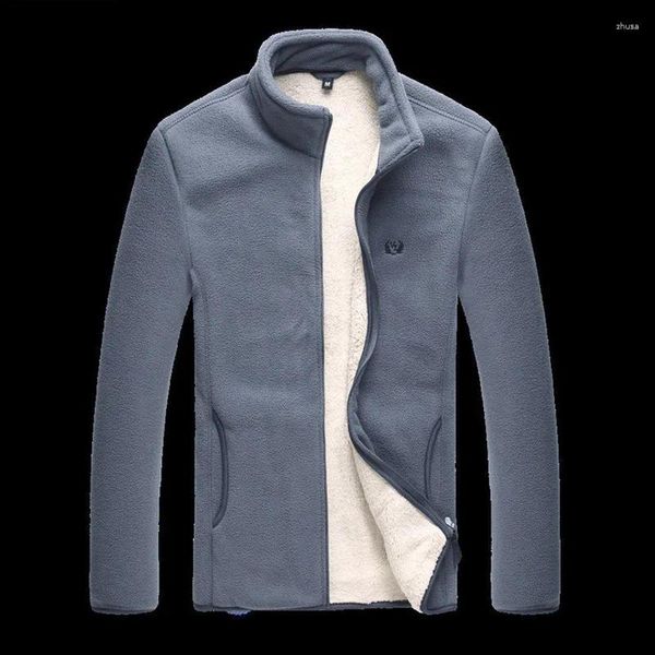 Giubbotti da uomo Uomo Addensare Giacca a vento termica in pile Abbigliamento sportivo Velluto Softshell Autunno Inverno Cappotti caldi Abbigliamento Felpe da uomo