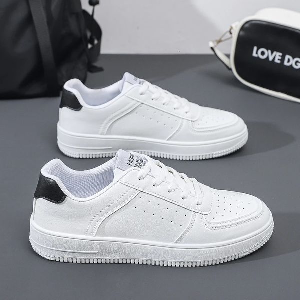 Homens sapatos casuais força 1 unisex moda tênis branco confortável treinador não deslizamento tênis de skate para masculino 240119