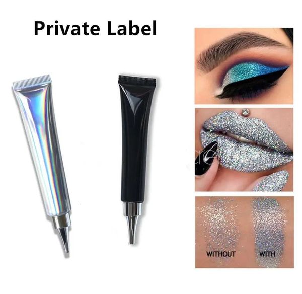 Atacado lantejoulas primer olho maquiagem creme à prova dwaterproof água lantejoulas glitter sombra cola base duradoura cosméticos de marca própria 240123