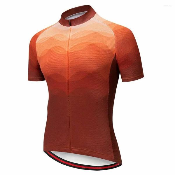 Rennjacken Professionelle Radsportbekleidung Männer Design Atmungsaktive Hemden 2024 Mode Benutzerdefinierte sublimierte Kurzarmtrikot