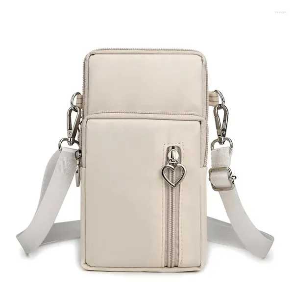 Sacos de noite moda saco de telefone móvel mulheres mensageiro all-match mini pequeno crossbody pendurado pescoço moeda bolsa vertical