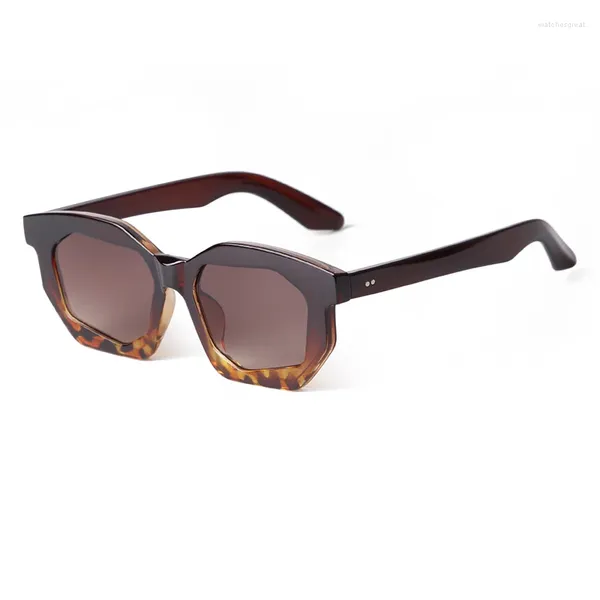 Sonnenbrille LAURINNY Rivet Square Frauen Gute Qualität Punk Brille Männer Rahmen Marke UV400 Brillen Gafas de Sol