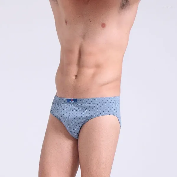 Cuecas masculinas de algodão redondo ponto briefs roupa interior plue tamanho xl -5xl lingerie solta umidade absorvente calcinha respirável