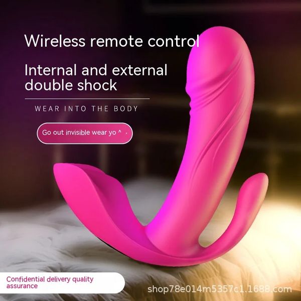 Prodotti del sesso per le donne vibratore wireless invisibile femminile indossabile masturbazione artefatto simulazione pene orgasmo immediato 240130