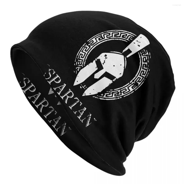 Berets Spartan Helm Warrior Cap Sparta Mode Erwachsene Outdoor Skullies Beanies Hüte Frühling Warme Dual-use-Motorhaube