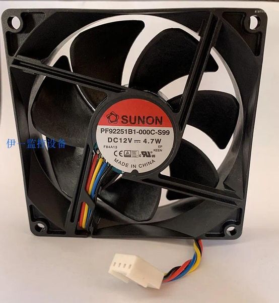 Computerkühlungen Sunon PF92251B1-000C-A99 9225 12 V 4,7 W Dual-Kugellager-Pwm-4-Pin-Lüfter