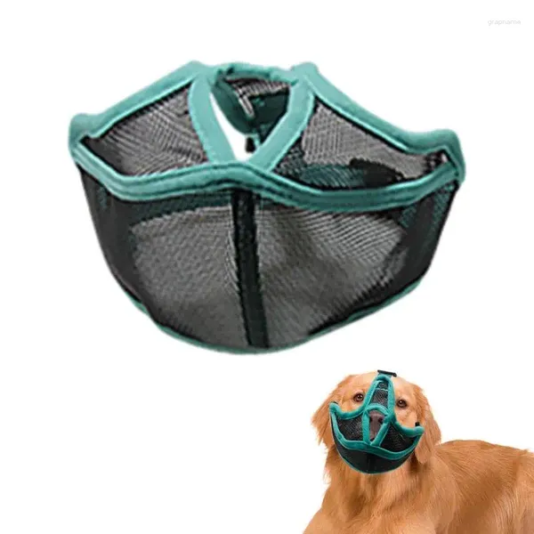 Hundehalsbänder, Mundschutz, Netzstoff, gegen Bellen, atmungsaktiv, Haustierkorb, Maulkörbe, verstellbarer Gesichtsmaulkorb, klein
