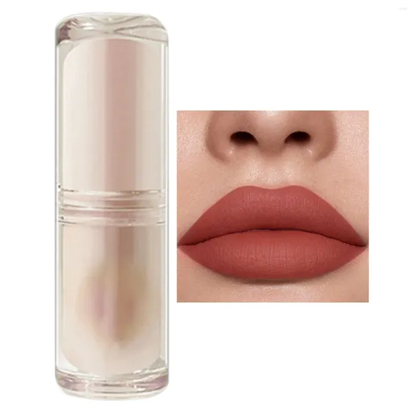 Lip Gloss Batom Doce Veludo Outono e Inverno Vermelho Marrom Natural Nude Série Não Tome Geléia Make Up Kits