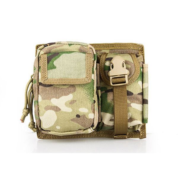 Маленькая подвесная сумка для мобильного телефона на открытом воздухе, военная тактическая камуфляжная маленькая поясная сумка, подвесная сумка для хранения аксессуаров