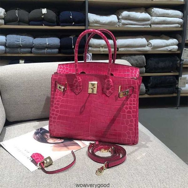 Mulheres vaca moda totes net vermelho designer saco novo padrão de crocodilo sacos de couro real bolsa de luxo ombro doce