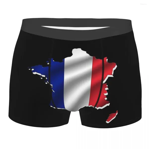 Mutande Bandiera Della Francia Mutandine Da Uomo Mappa Uomo Boxer Intimo In Cotone Per Uomo Di Grandi Dimensioni Lotto Morbido