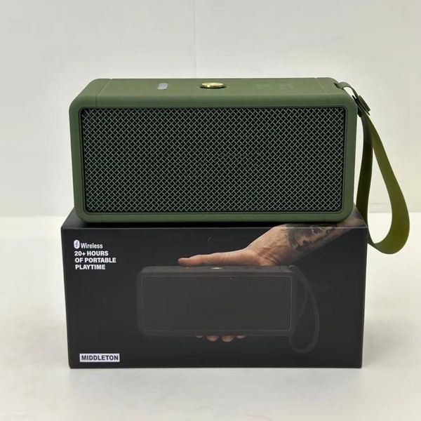 NEU 2024 Fabrikgroßhandel Lautsprecher Bluetooth Wireless Mini-Lautsprecher Tragbarer Outdoor-Desktop-Computer Musiklautsprecher Heavy Bass Rock Vintage Wireless-Lautsprecher