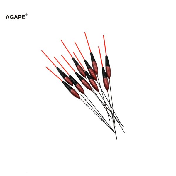 Agape 10pcsLot Pole Catch Angelposen Karpfen Bobber Fluctuator 1g Bojen Balsaholz Stick Zubehör Wedkarstwo Wyprzed26212 240119