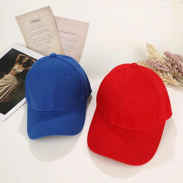 Chapéus de borda larga casual lavado algodão boné de beisebol sol para menino menina primavera verão snapback bebê chapéu proteção crianças hip hop