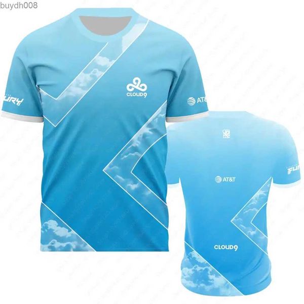7m0i Camisetas masculinas Stratus Cloud Camiseta masculina de manga curta Esports Team Impressão 3D Confortável e casual Uniforme personalizado nomeado pelos fãs