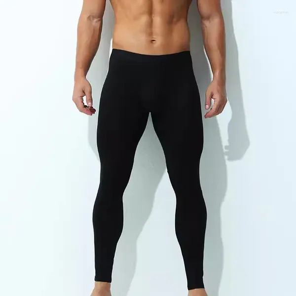 Calças Masculinas Modal Finas E Ultra-finas Outono Solto Fit Shorts Leggings Oversized Primavera Quente
