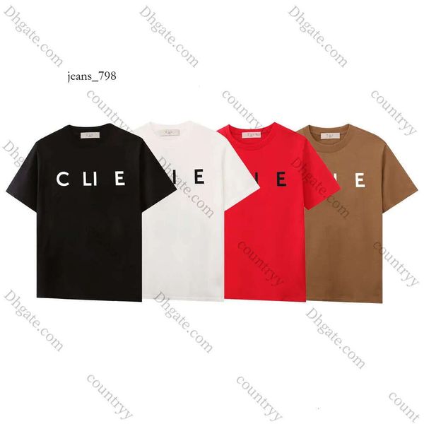 CCLIES CHANNEL Designer T-Shirt Sommer Marke Ce T Shirts Herren Damen Kurzarm Hip Hop Streetwear Shorts Freizeitkleidung Kleidung C-