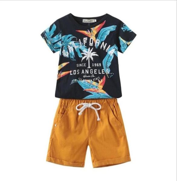 Designer di marca Estate Nuovo neonato Set di abbigliamento Ragazza del bambino Vestito sportivo Bambini Abiti casual Bambini260Y9217752