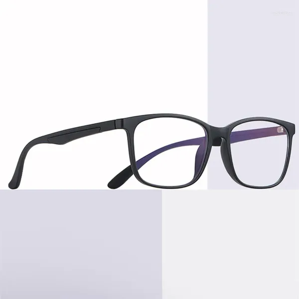 Montature per occhiali da sole OEYEYEO TR90 Occhiali anti luce blu Occhiali da vista da uomo retrò semplici e alla moda Occhiali da vista trasparenti e confortevoli per miopia