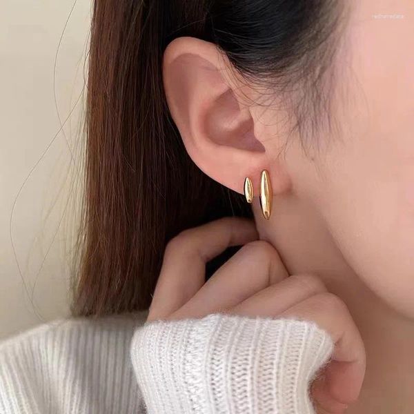 Orecchini a bottone Chic Drop - Fantastici orecchini a bottone in metallo Feng Shui in stile sofisticato gioielli per le donne